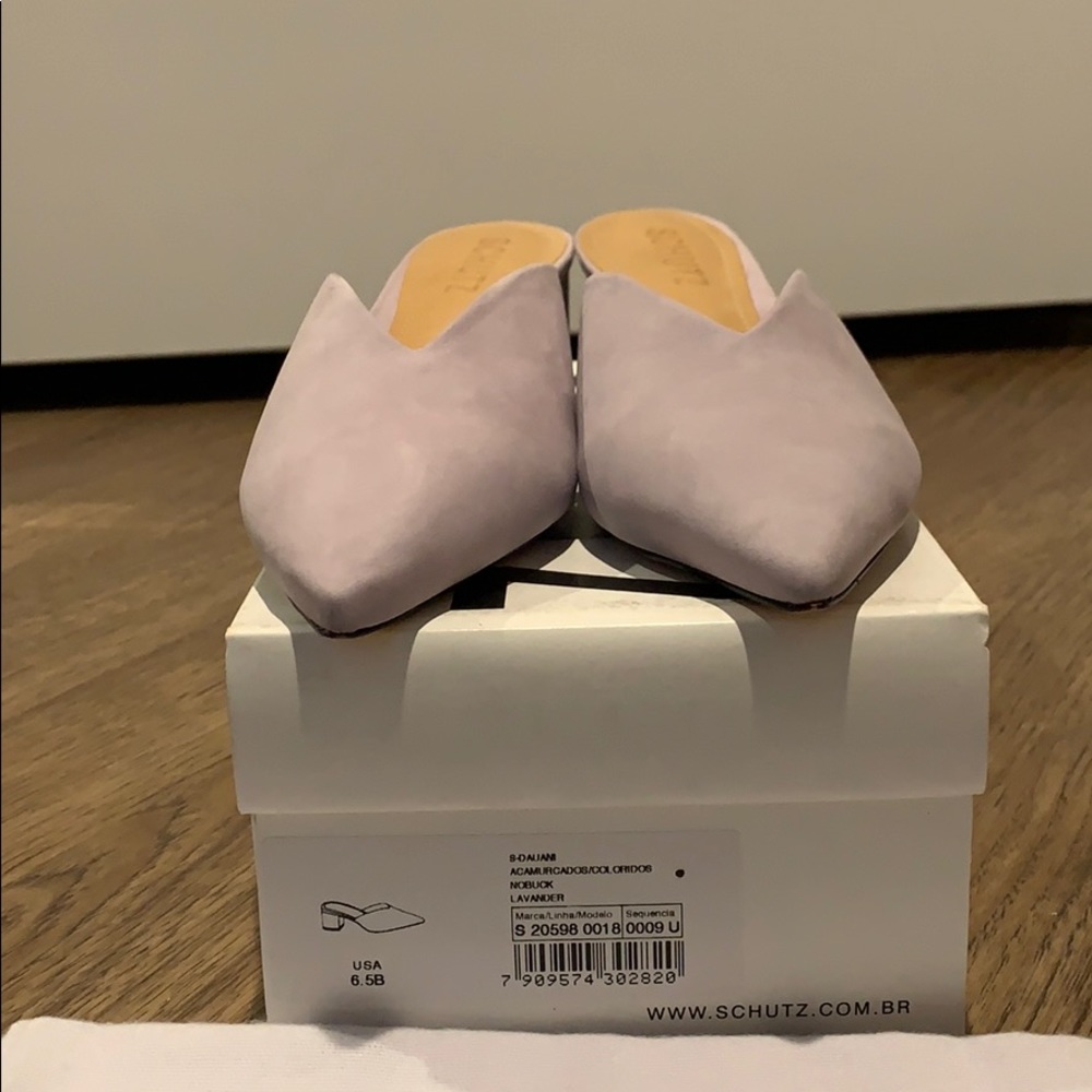NWT Schutz Lavender Dauani  Mules - Picture 2 of 6